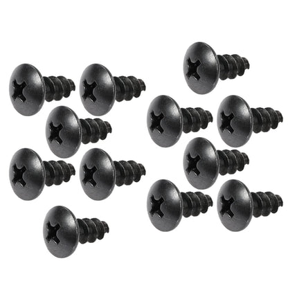 G-PLUS 1" Tall Rocker Molding Clips and Screw Set - 12 Pieces Compatible with GM Models Chevy 1962 1963 1964 1965 1966 1967 with Wide Style Rocker Panel Moldings