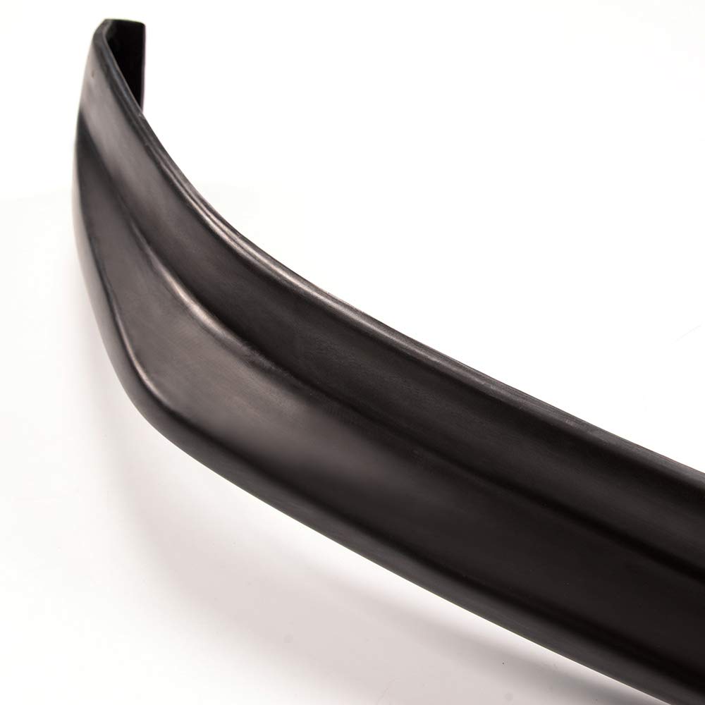 Front Bumper Lip Replacement For INFINITI G35 Sedan 4Door 2003-2004 | NIS Style PU Poly Urethane Unpainted Black Front Lip Spoiler Splitter