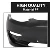 G-PLUS Front Bumper Cover Compatible with Tesla Model 3 Base 2017 2018 2019 2022 2023 w/Tow Hook Hole 1084168S0E, TA1000101, Primed Black