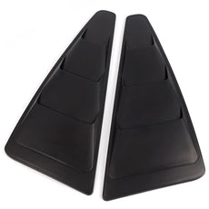 G-PLUS Window Louvers for Ford Mustang 2005-2014 Black Side Scoop Style