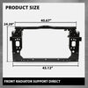 G-PLUS Front Radiator Support Direct Replacement Compatible with Jeep Cherokee 2019-2022 CH1225306, 68411365AA