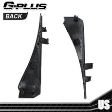 G-PLUS Cowl Extension Cover 2PCS for Nissan Rogue 2014-2020 Windshield Wiper Trim Front View