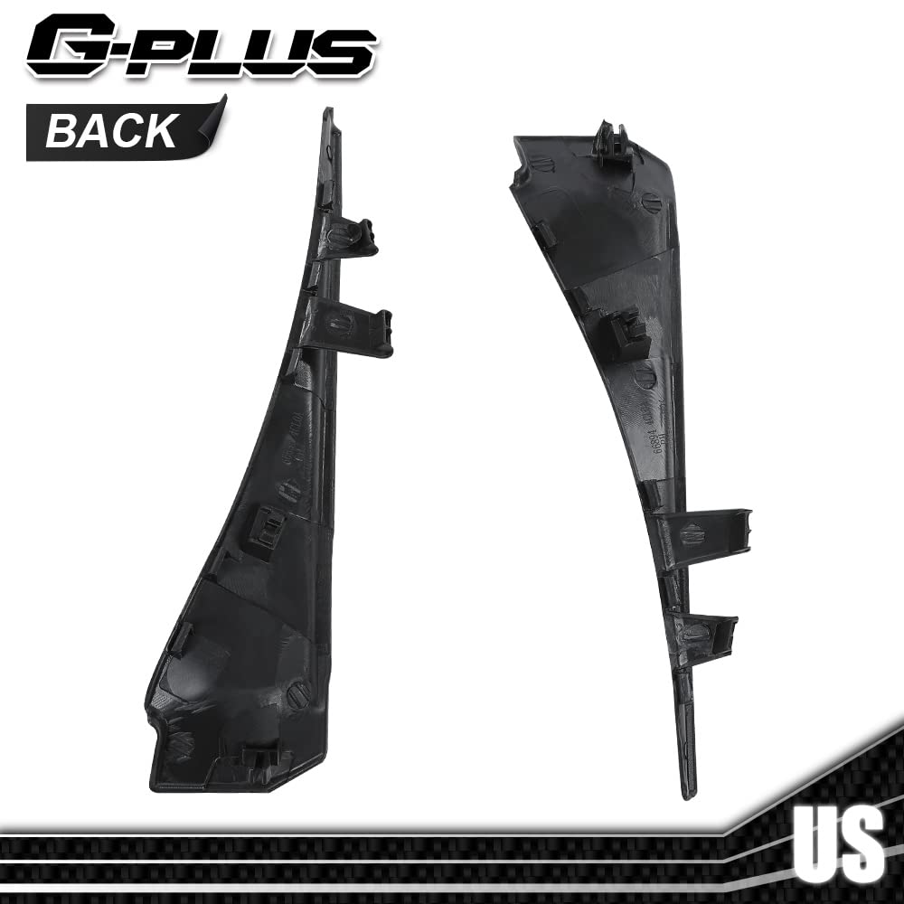 G-PLUS 2pcs Front Windshield Wiper Side Cowl Extension Cover Compatible with 2014-2020 Nissan Rogue
