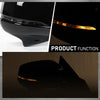 G-PLUS Power Heated Mirror w/Turn Signal Lane Assist Camera Right Passenger Side Compatible with Honda Accord Sedan 2013-2015 76200T2GA41ZC HO1321275 Glossy Black