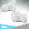 G-PLUS Headlight Lens Cover Compatible with Benz E Class W210 1996-2002 A2108205061, A2108204961 Left & Right Pair Front Headlamp Lens Cover Clear