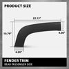 G-PLUS Rear Door Molding Fender Flare Trim Compatible with Jeep Renegade 2015-2023 Fender Flares Wheel Opening Panel 5XB66LXHAA, CH1791104 Right Passenger Side