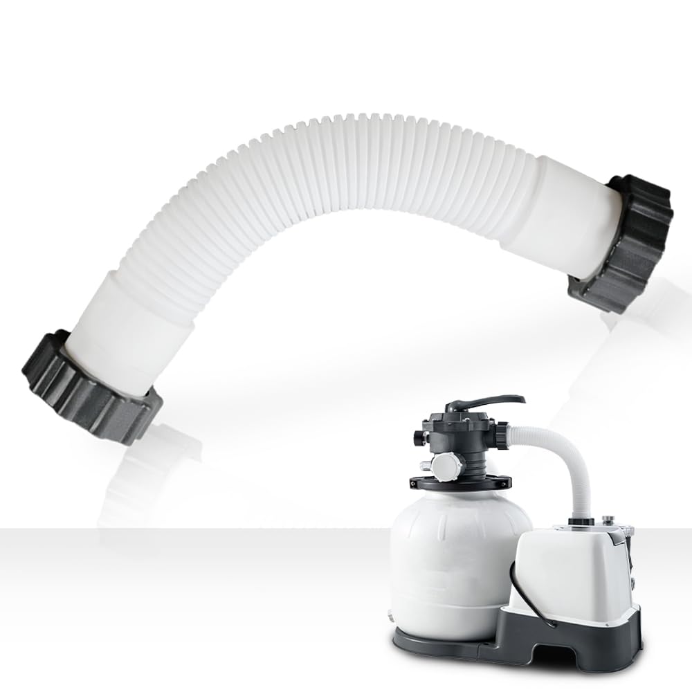 G-PLUS 11388 Pool Sand Filter Pump Hose Compatible with Intex Pool Sand Filter Pumps & Saltwater Systems 14 Inch Using 1.5 Connections 26371CA 26371EH 28647EG SF60110-2