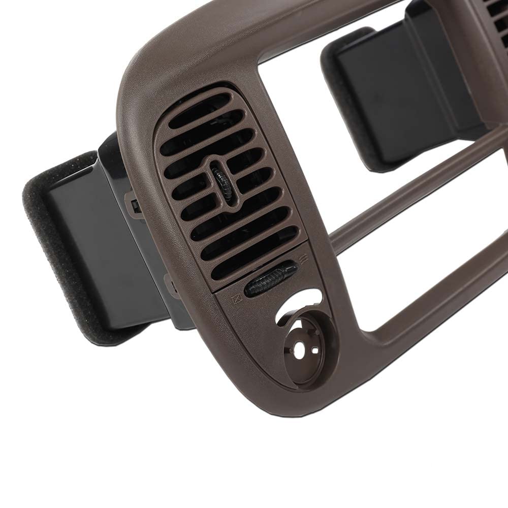 G-PLUS 1Set Center Dash Radio Surround Bezel Trim Panel Compatible with 2000-2003 Ford F150/2000-2002 Ford Expedition Brown Dashboard Cover