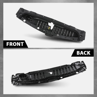 G-PLUS Upper Radiator Support Cover Compatible with Chevy Silverado 1500 2019-2023,Fit Chevy Silverado 1500 LTD 2022 Black
