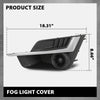 G-PLUS Fog Light Cover Set Chrome Molding Compatible with Impreza Sport 2015 2016 Without Fog Light Hole 57731FJ400 SU1039109