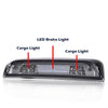 G-PLUS LED 3rd Third Brake Light Compatible with Chevy Silverado 2014-2020,Fit GMC Sierra 2014-2020,X Type High Mount Stop Lamp Tail Cargo Lamp Smoky Lens Clear Housing