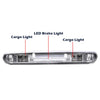 G-PLUS LED Third Brake Light Compatible With Chevy Silverado 2007 2008 2009 2010 2011 2012 2013 2014/ GMC Sierra,3RD LED Bar Brake/Cargo Light,Type X (Clear lens Chrome Housing Amber Reflector)