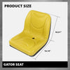 G-PLUS Gator Seat Compatible with John Deere F735 F725 F710 GX355 GX345 GX325 GX335 +,VG11696, AM121752, AM129969 Yellow