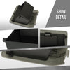 G-PLUS Center Glove Storage Box Cubby Compatible with Ford F250 F350 Super Duty 2005-2007 Light Gray