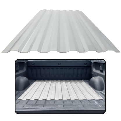 G-PLUS Bed Floor Repair Section, Compatible with Chevy Silverado 1999-2018/ Fit GMC Sierra Pickup 1999-2018, Bed Floor Rust Repair Panel Silver 48" L x 23" W Silver