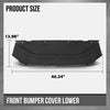G-PLUS Front Bumper Cover Lower Splash Shield Mud Guard Compatible with Audi A6 & A6 Quattro 2012 2013 2014 2015 4G0807611, AU1228138 Black