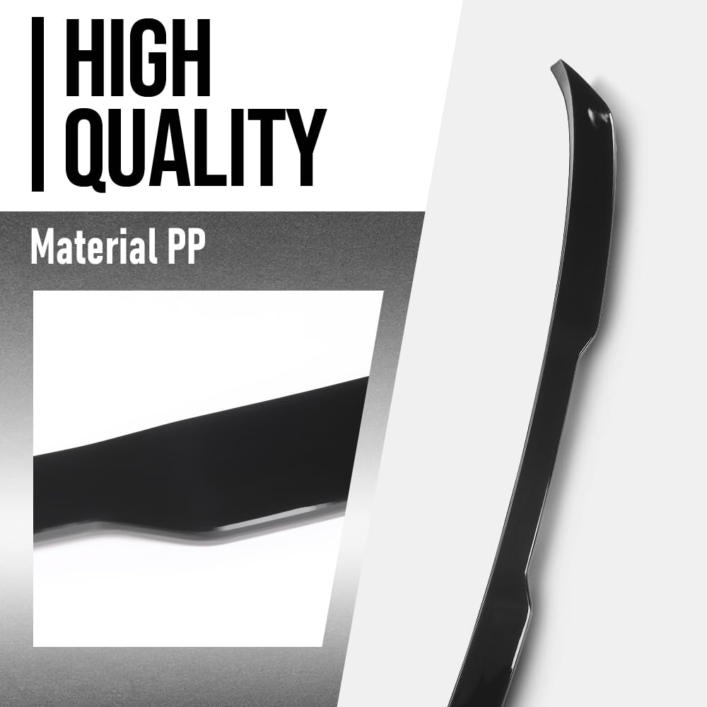 G-PLUS Rear Trunk Spoiler Wing Compatible with BMW G30 5 Series 4 Door Sedan 2017 2018 2019 2020 2021 2022 2023, Fit BMW F90 M5 2018 2019 2020 2021 2022 2023 Rear Spoiler Gloss Black