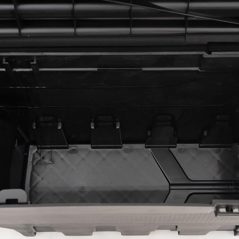 G-PLUS Truck Bed Storage Box Tool Box Compatible with 2007-2020 Toyota Tundra Black Rear Tool Box 2PCS Driver and Right Passenger Side