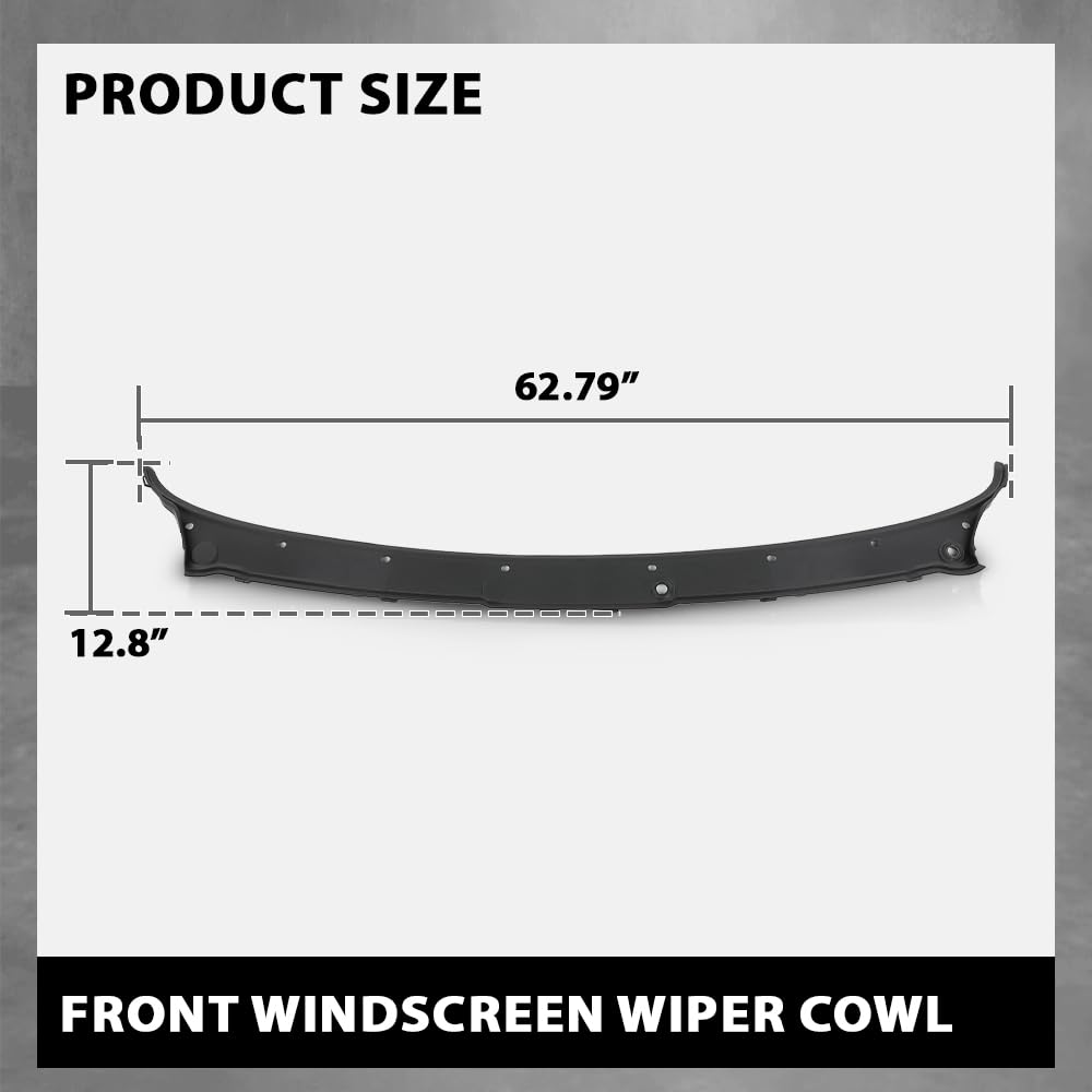 G-PLUS Windshield Wiper Cowl Panel Cover Replacement, Compatible with BMW X5 E70 2007-2013, 51717151969