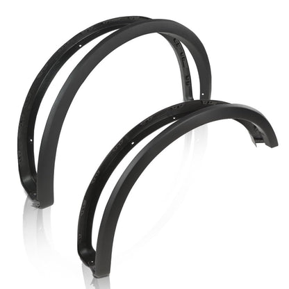G-PLUS Fender Flares Compatible with Ford F150 2018-2020 Black Smooth Paintable 4 PCS