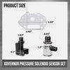 G-PLUS Governor Pressure Solenoid Sensor Set Fit 2000-2025 Dodge Jeep Chrysler Rear Wheel Drive Overdrive Models A500, A518, A618, 42RE, 46RE, 47RE D12432A, D12415C Black