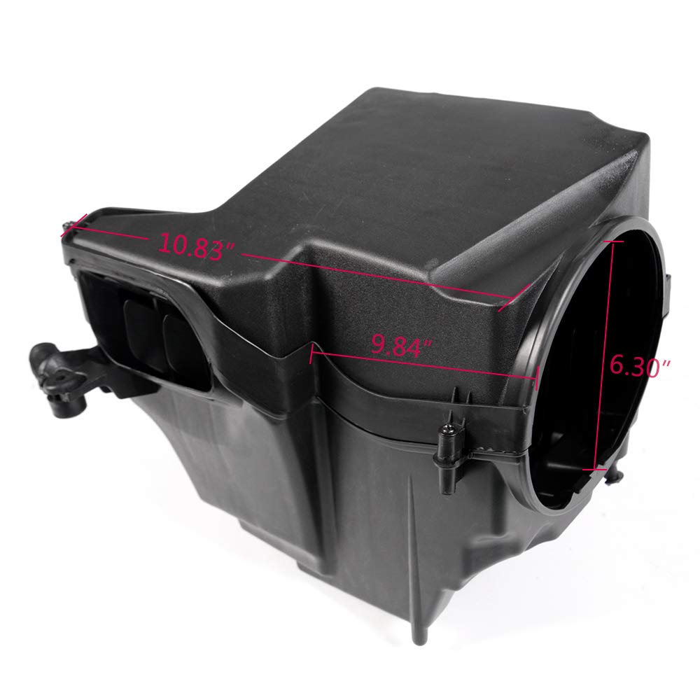 Compatible For Ford Focus 2012 2013 2014 2015 2016 Black Air Filter Box Plastic Upper Lower Housing Assembly w/o Air Filter
