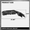 G-PLUS Front Bumper Bracket Headlight Support Pair Compatible with Jeep Grand Cherokee 3.6L 5.7L 2014-2018 68223469AA