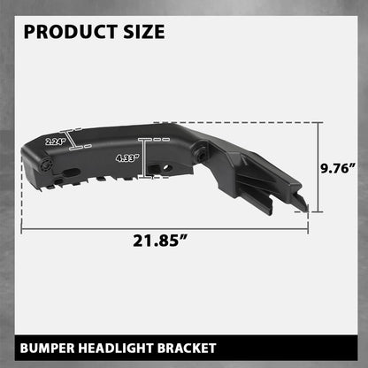 G-PLUS Left Side Bumper Headlight Bracket Compatible with Jeep Grand Cherokee 2014-2018 68223469AA, CH1042109