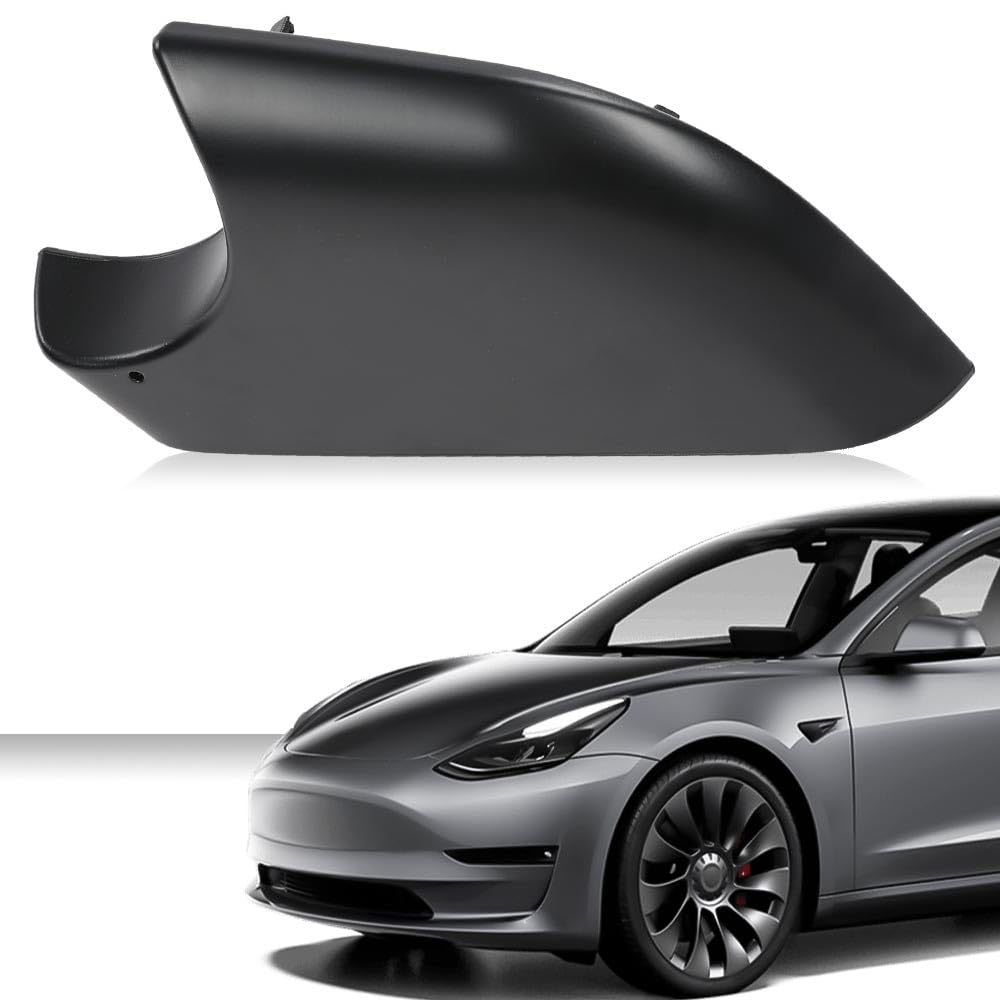 G-PLUS Rearview Mirror Lower Cover Holder Tray Left Driver Side Compatible With Tesla Model 3 2017-2022 22873005 Black