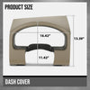 G-PLUS Dash Bezel Trim Instrument Cluster Cover Panel Compatible with Ford F150 2004-2008/Fit Lariat models Beige