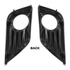 G-PLUS Pair Front Bumper Fog Light Lamp Bezel Covers w/Chrome Trim Compatible with 2016 2017 2018 Nissan Altima 62256-9HS0B+62257-9HS0B NI1038141+NI1039141