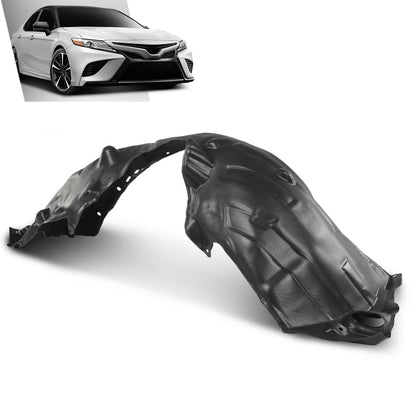 G-PLUS Front Right Side Fender Inner Liner Compatible with Toyota Camry 2018-2020 Black 5387506280