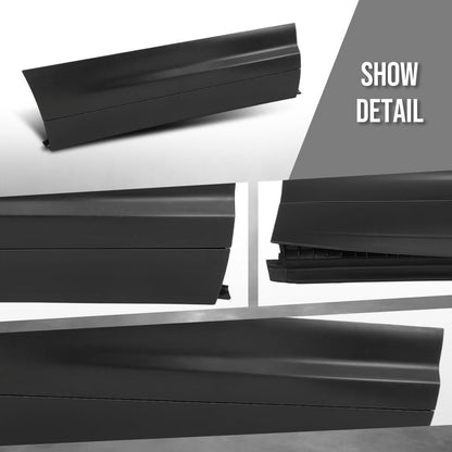 G-PLUS Rear Right Lower Door Molding Trim Compatible with Porsche Cayenne 2011-2018 Without Off-Road Package 95855979020G2X, 958-559-790-20-G2X Black