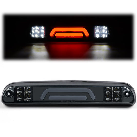 G-PLUS LED Third Brake Light Compatible with Ford F250 F350 F450 F550 Super Duty 1999-2016, Rear High Mount Cargo Lamp, Smoky Lens Chrome Housing