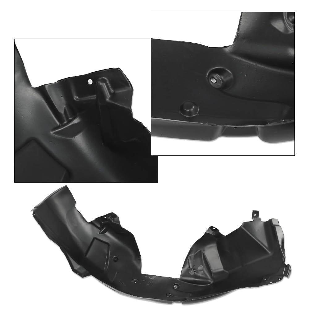 G-PLUS Fender Liner Front Driver & Passenger Side Compatible with Ford Mustang 2015-2017 FO1249165 FO1248165 FR3Z16102A FR3Z16103A