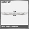 G-PLUS Front Bumper Lower Molding Trim Compatible with Benz W167 GLE / C167 Coupe/GLE 53 AMG 2020-2022 Not Fit 350 Base Sport A1678856703 Silver