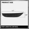 G-PLUS Front Lower Fog Light Lamp Bezel Compatible with Range Rover Evoque 2012-2015,Fit for Pure and Prestige Models Only,Not Fit for Dynamic Models