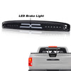 G-PLUS LED Rear Center Tailgate Lamp X Brake Light Compatible with 2003-2006 Dodge Ram 2500 3500 Led Tailgate Light Bar Replacement High Mounted Brake Light 05086509AA Smoky Lens Black Housing
