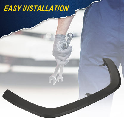 G-PLUS Fender Flares Compatible With 2019 2020 2021 Toyota Rav4, OE Style Front Wheel Black Fender Molding Trim 756010R090,7560142160(Front Left Driver Side)