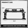G-PLUS Front Radiator Core Support Panel Compatible with Porsche Panamera 970 2010-2016 97050448101, 970.504.481.01 Direct OE Replacement Black