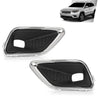 G-PLUS Front Bumper Fog Light Lamp Covers Bezel Chrome Compatible with Jeep Cherokee 2019-2020