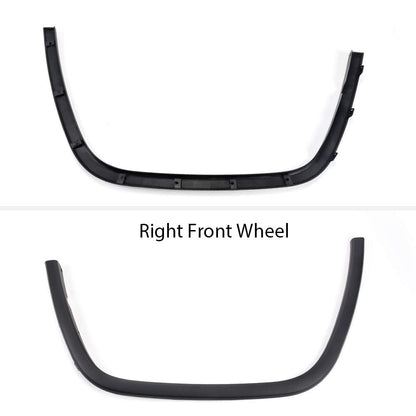 G-PLUS Front Left Right Side Bolt-on Fender Flares Compatible with Jeep Grand Cherokee 2011 2012 2013 2014 2015 2016 Wheel Opening Molding Arch Trim CH1291106, CH1290106 2PCS Black