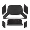 G-PLUS Soft Top With 3 Windows Compatible with Isuzu Rodeo 2000-2002 Fit Isuzu Amigo 1999-2000 Black