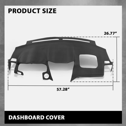 G-PLUS TPE Molded Dash Cover Compatible with RX330 2004-2006/ RX350 2007-2009/ RX400h 2006-2008 Black