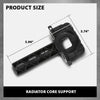 G-PLUS Lower Radiator Core Support Mount Bracket Holder, Compatible with Audi A6 A7 2012-2018, 4G0805201, 4G0-805-201