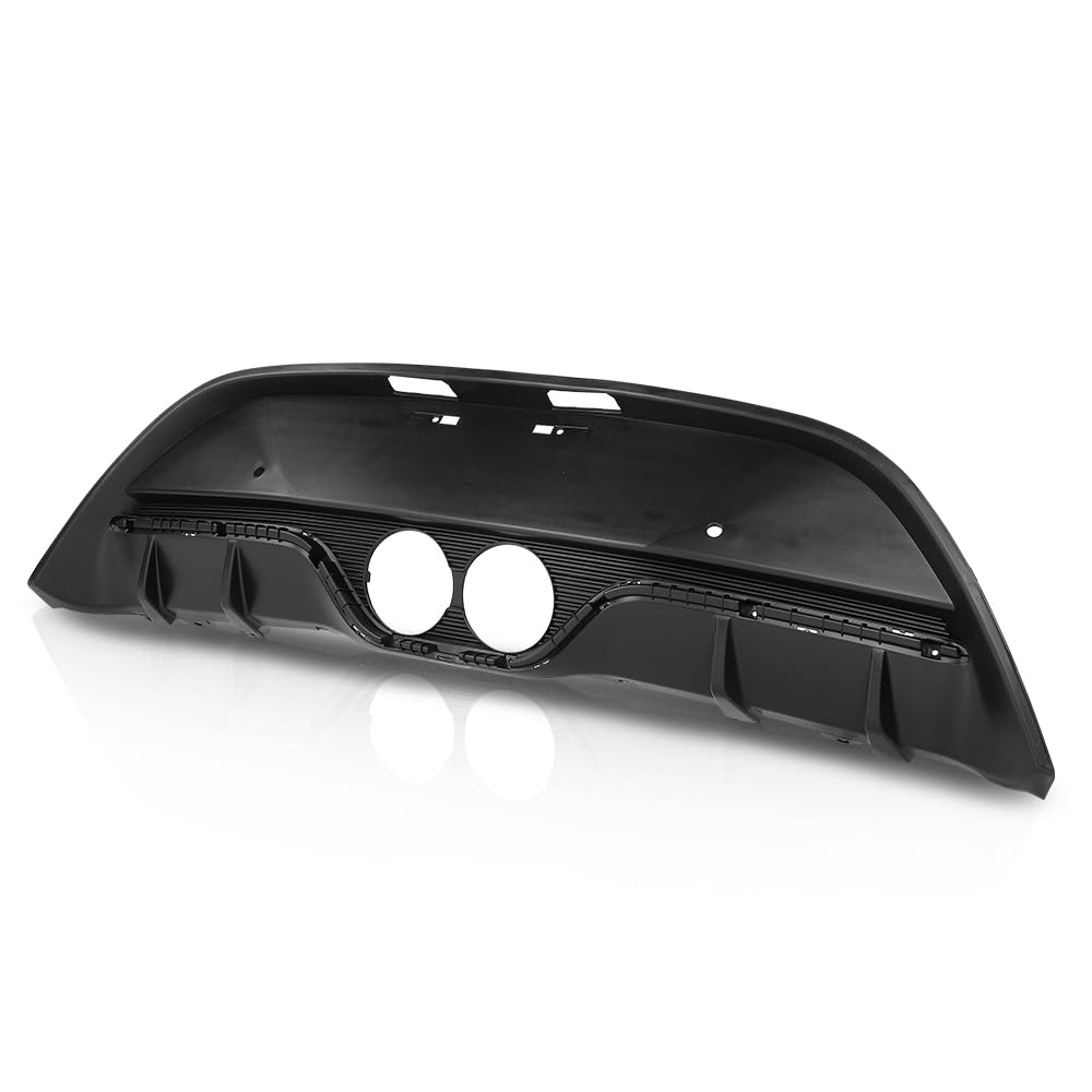 G-PLUS Bumper Cover Rear Lower Compatible with Hyundai Veloster 2013-2017 Fit Models with Rear Object Sensor Holes 866502V521, HY1115117 Black
