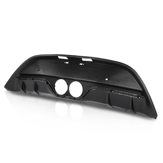 G-PLUS Bumper Cover Rear Lower Compatible with Hyundai Veloster 2013-2017 Fit Models with Rear Object Sensor Holes 866502V521, HY1115117 Black