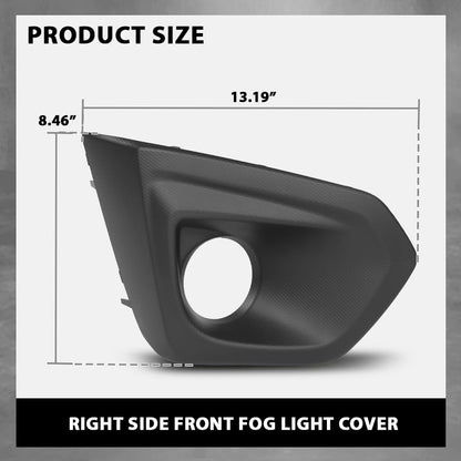 G-PLUS Front Right Fog Light Bezel Cover W/Hole, Compatible with Subaru Impreza 2012-2014, Passenger Side, 57731FJ000