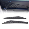 G-PLUS Black Door Panel Insert, Compatible With Ford Mustang Pleated 2010-2014 12-14LL-BLK