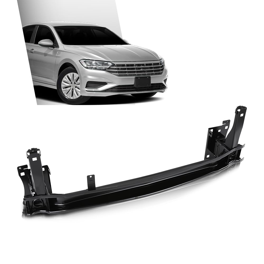 G-PLUS Front Bumper Reinforcement Bar Replacement Compatible with Volkswagen Jetta 2019 2020 Black